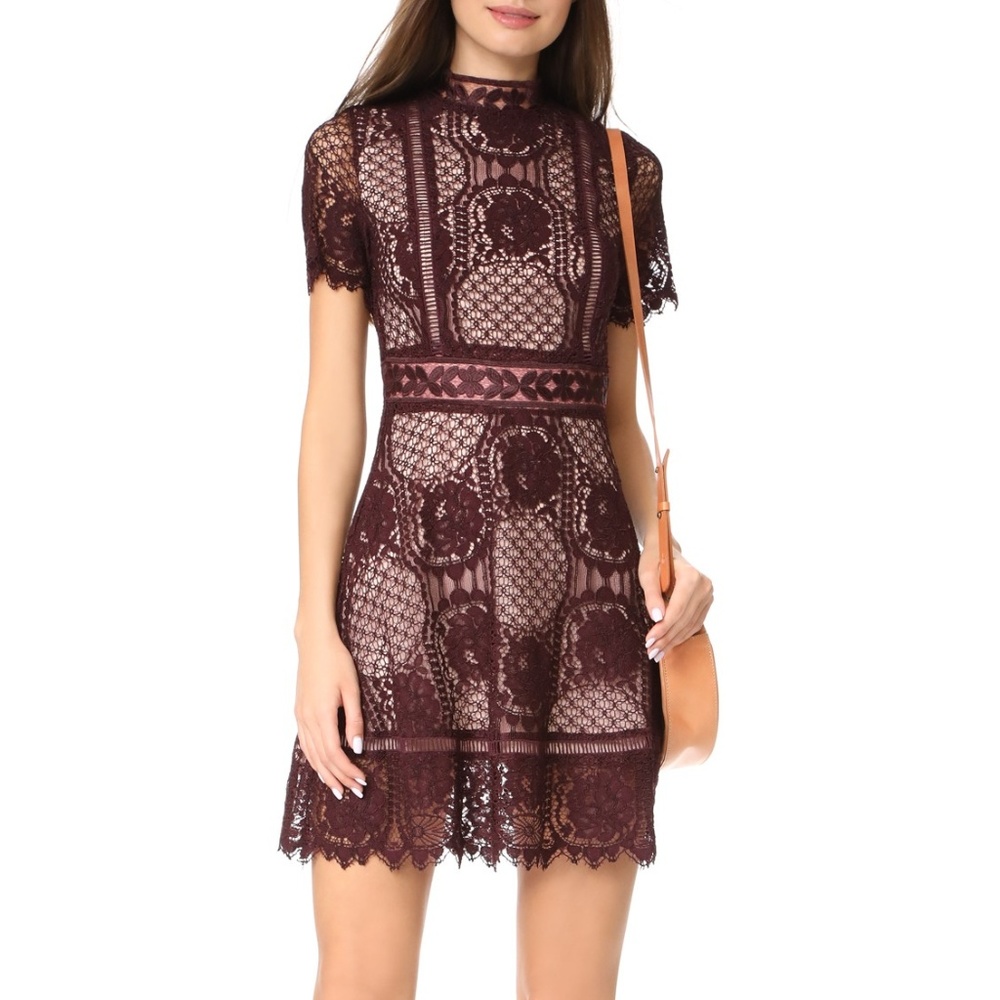 BB Dakota Aria Lace Short Sleeve Dress * NWT *